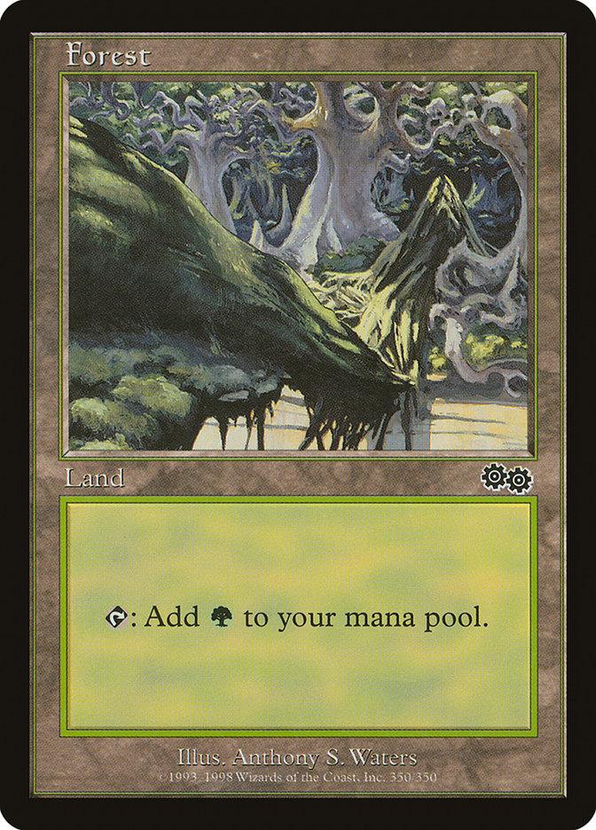 Forest (350) [Urza's Saga] - Trinity Hobby