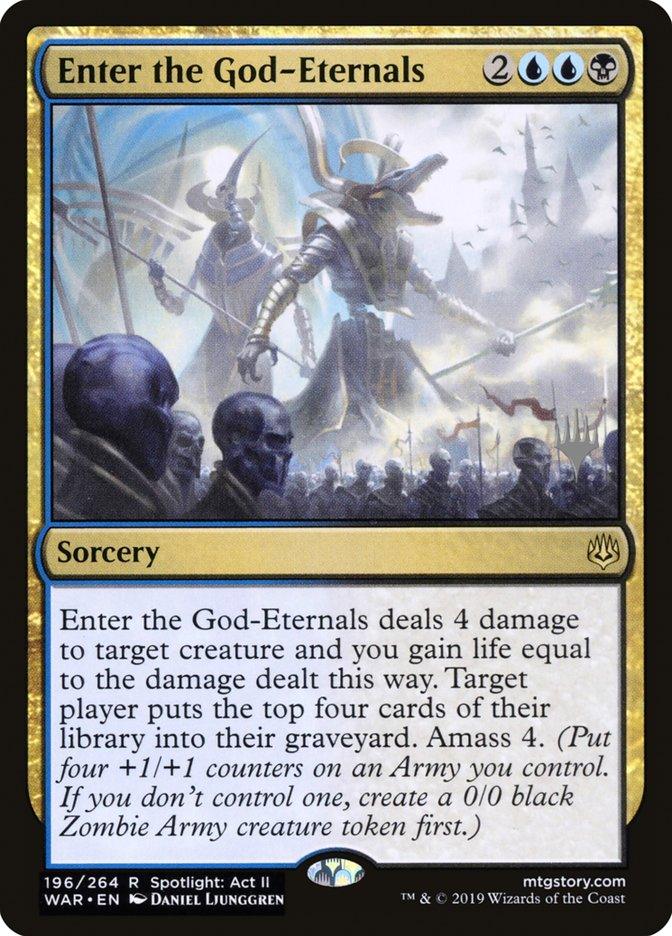 Enter the God-Eternals (Promo Pack) [War of the Spark Promos] - Trinity Hobby