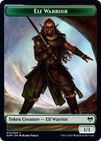 Elf Warrior // Koma's Coil Double-Sided Token [Kaldheim Tokens] - Trinity Hobby