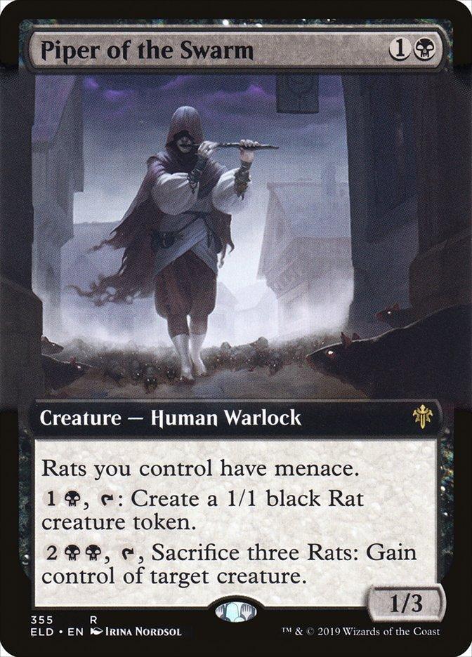 Piper of the Swarm (Extended Art) [Throne of Eldraine] - Trinity Hobby