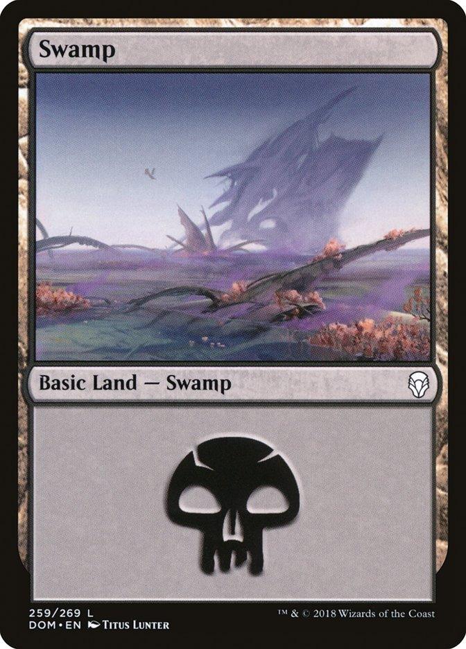 Swamp (259) [Dominaria] - Trinity Hobby