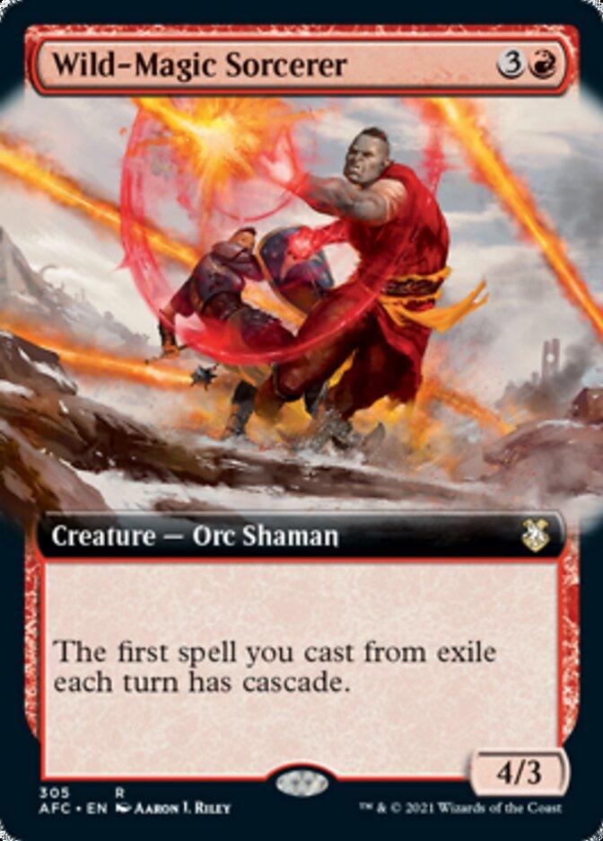 Wild-Magic Sorcerer (Extended Art) [Dungeons & Dragons: Adventures in the Forgotten Realms Commander] - Trinity Hobby