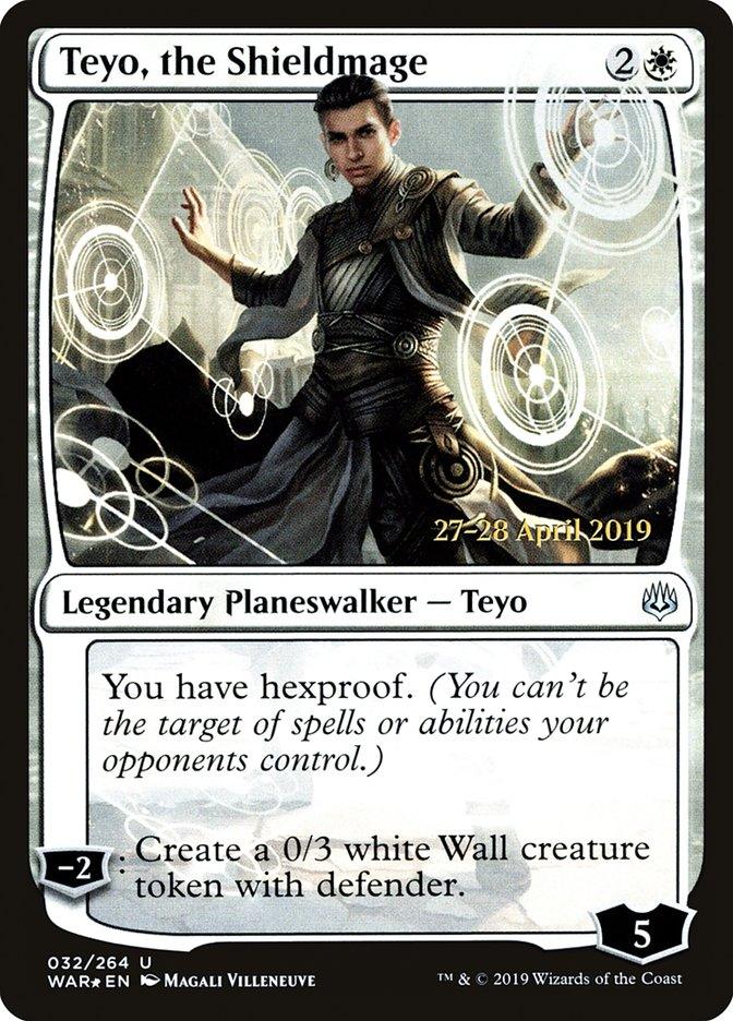 Teyo, the Shieldmage [War of the Spark Prerelease Promos] - Trinity Hobby