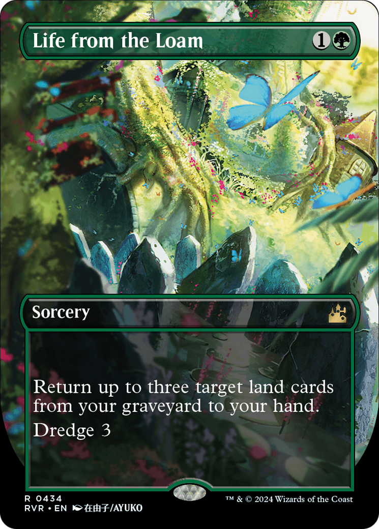 Life from the Loam (Anime Borderless) [Ravnica Remastered] - Trinity Hobby