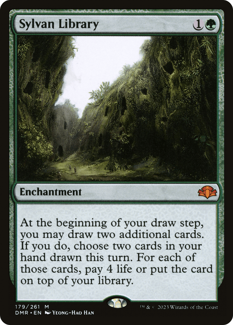 Sylvan Library [Dominaria Remastered] - Trinity Hobby
