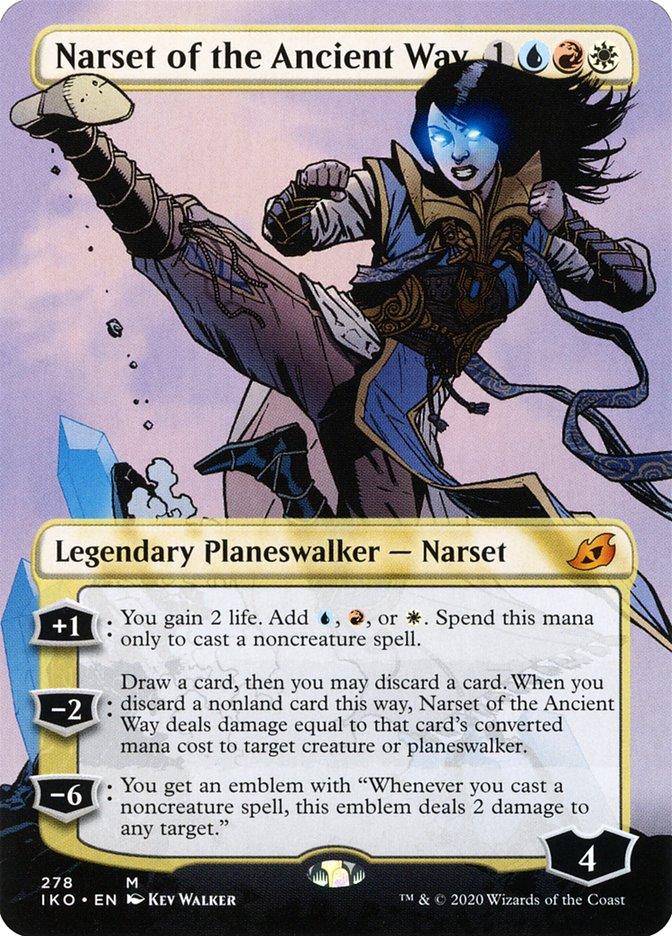Narset of the Ancient Way (Borderless) [Ikoria: Lair of Behemoths] - Trinity Hobby