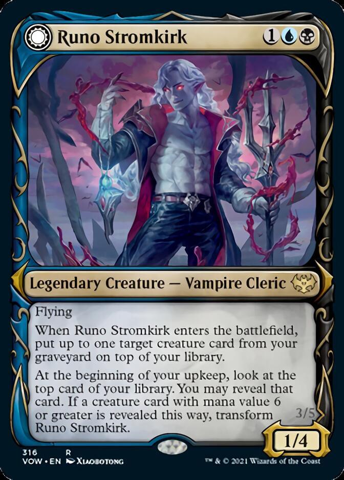 Runo Stromkirk // Krothuss, Lord of the Deep (Showcase Fang Frame) [Innistrad: Crimson Vow] - Trinity Hobby