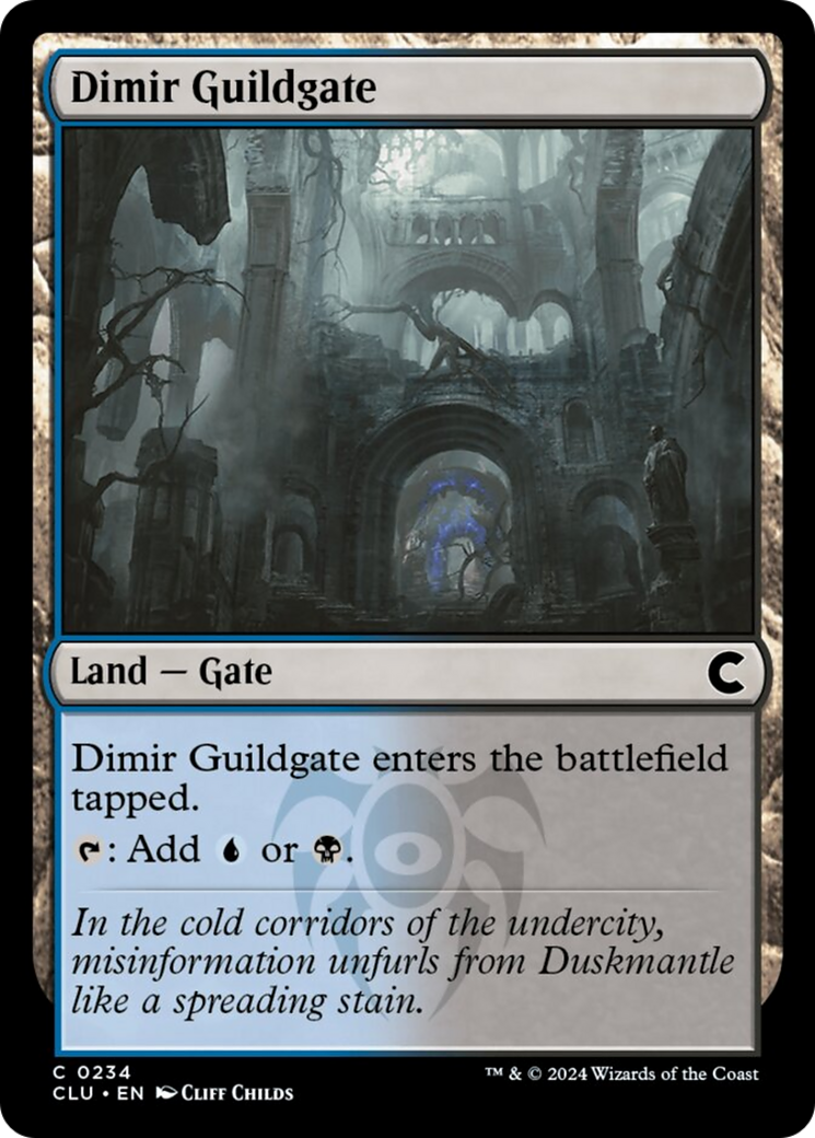 Dimir Guildgate [Ravnica: Clue Edition] - Trinity Hobby
