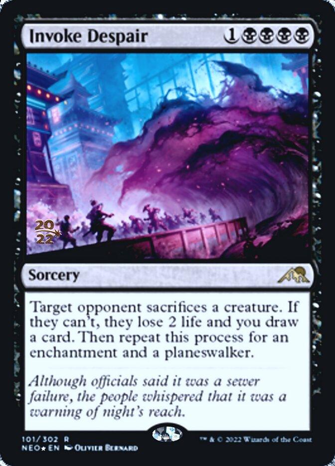 Invoke Despair [Kamigawa: Neon Dynasty Prerelease Promos] - Trinity Hobby