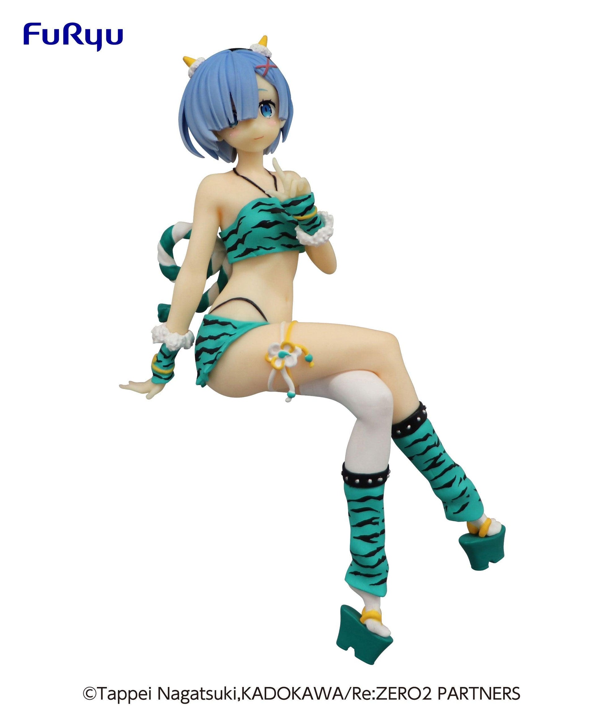 Re:Zero Starting Life In Another World Noodle Stopper Figure-Rem・Demon Costume・Another Color Ver. - Trinity Hobby