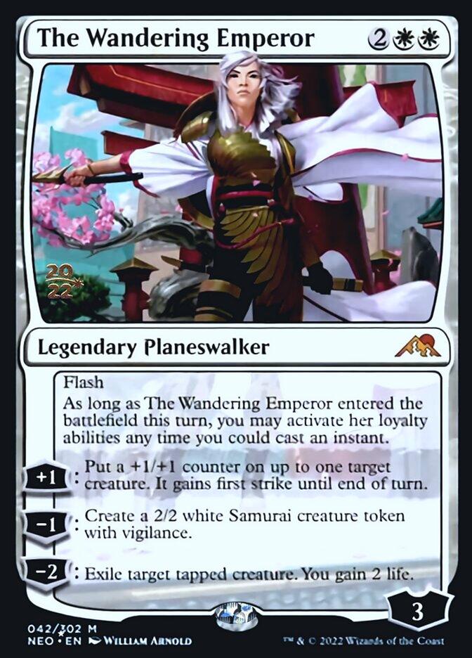 The Wandering Emperor [Kamigawa: Neon Dynasty Prerelease Promos] - Trinity Hobby