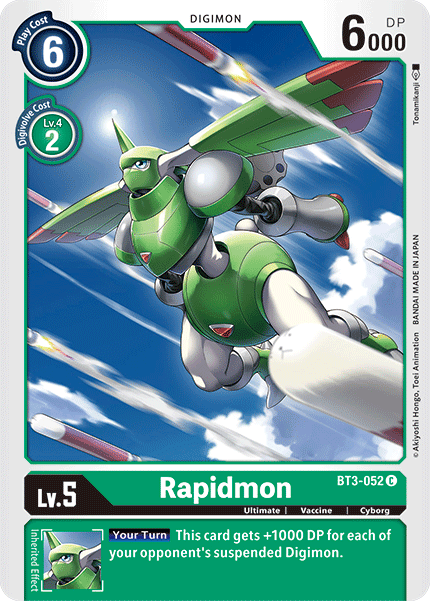 Rapidmon [BT3-052] [Release Special Booster Ver.1.5] - Trinity Hobby