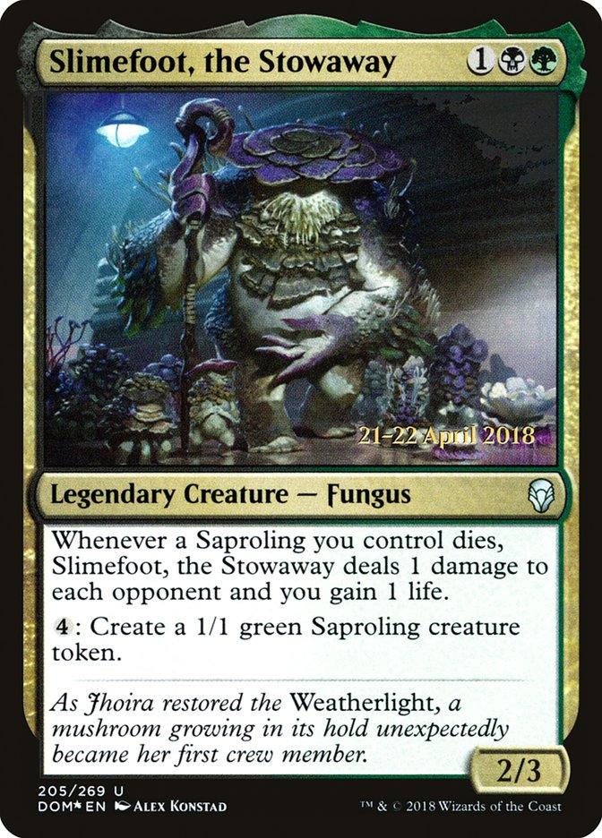 Slimefoot, the Stowaway [Dominaria Prerelease Promos] - Trinity Hobby