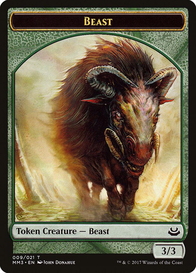 Beast Token (009/021) [Modern Masters 2017 Tokens] - Trinity Hobby