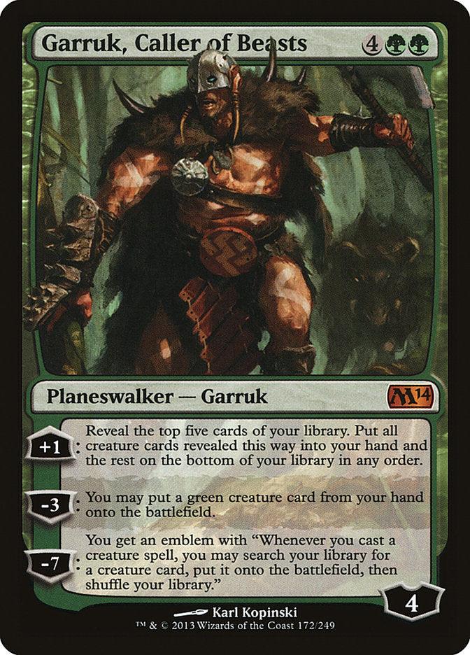 Garruk, Caller of Beasts [Magic 2014] - Trinity Hobby