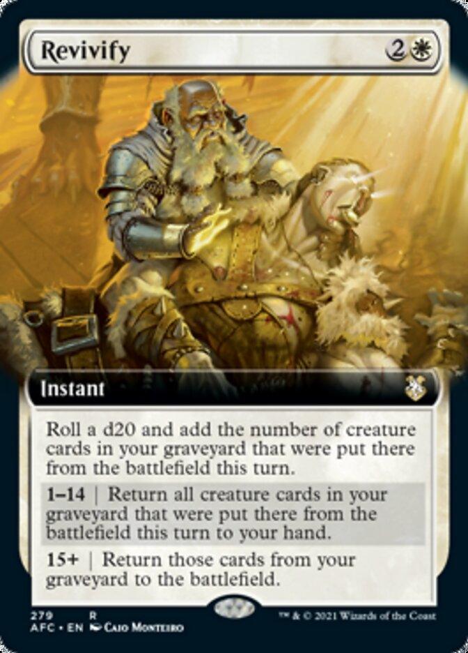 Revivify (Extended Art) [Dungeons & Dragons: Adventures in the Forgotten Realms Commander] - Trinity Hobby