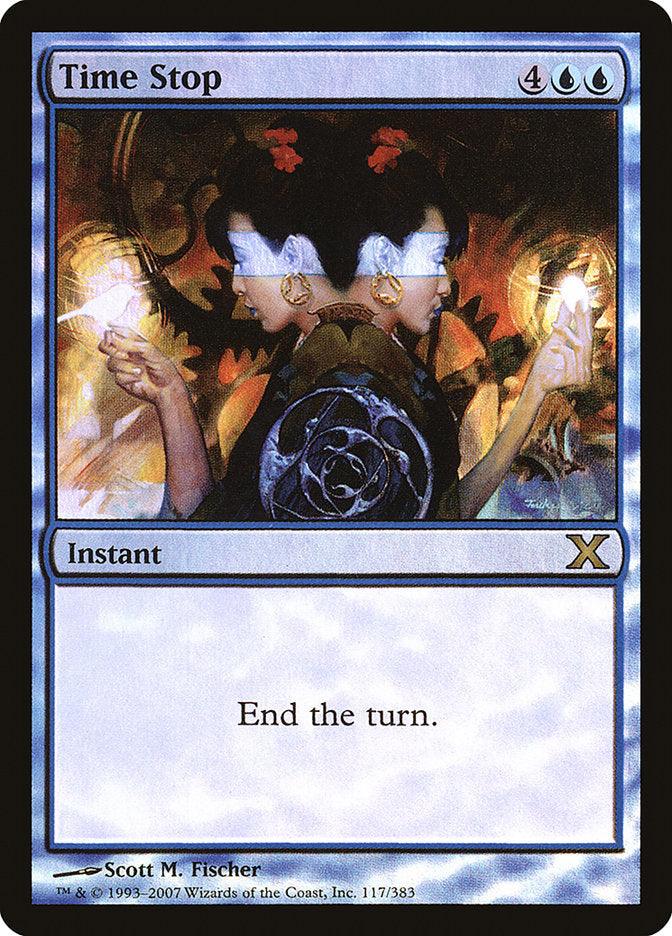 Time Stop (Premium Foil) [Tenth Edition] - Trinity Hobby