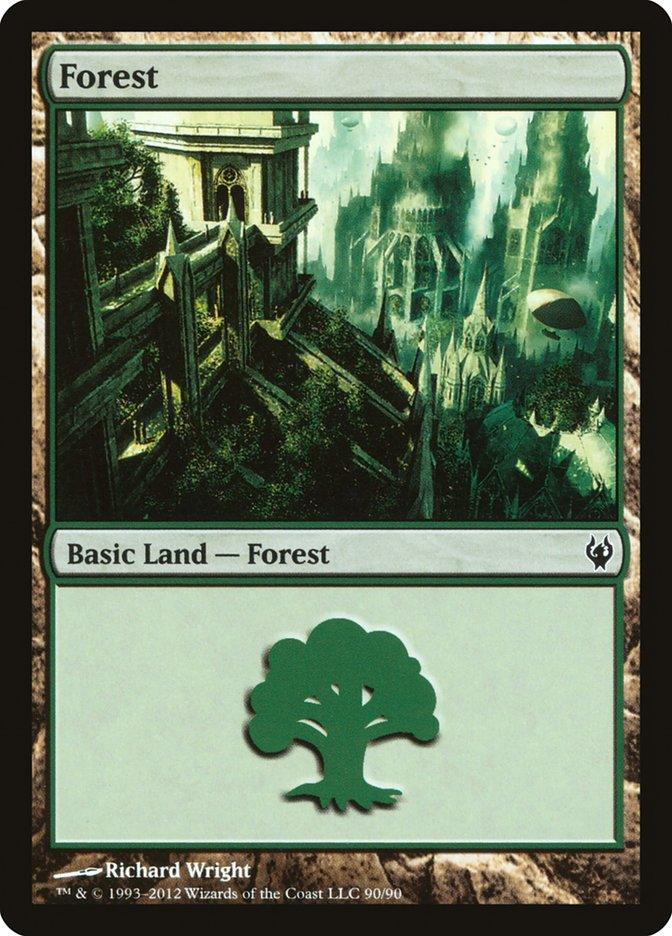 Forest (90) [Duel Decks: Izzet vs. Golgari] - Trinity Hobby