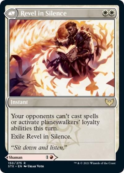 Flamescroll Celebrant // Revel in Silence [Strixhaven: School of Mages Prerelease Promos] - Trinity Hobby