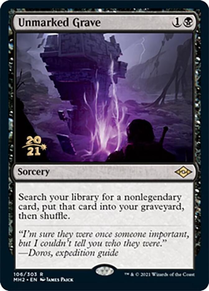 Unmarked Grave [Modern Horizons 2 Prerelease Promos] - Trinity Hobby