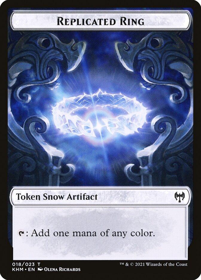 Treasure // Replicated Ring Double-Sided Token [Kaldheim Tokens] - Trinity Hobby