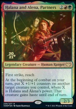 Halana and Alena, Partners [Innistrad: Crimson Vow Prerelease Promos] - Trinity Hobby