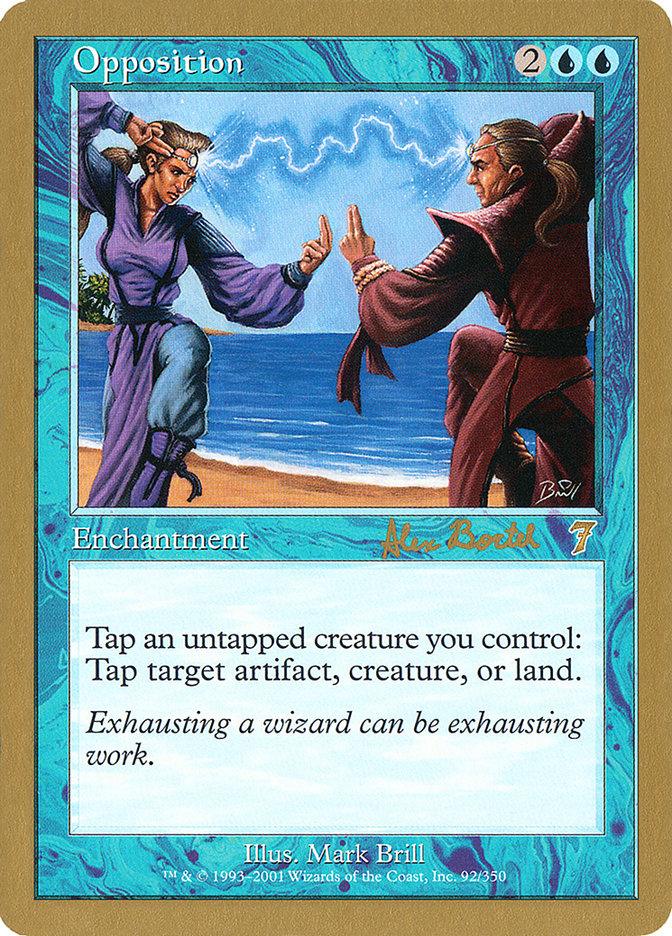 Opposition (Alex Borteh) [World Championship Decks 2001] - Trinity Hobby
