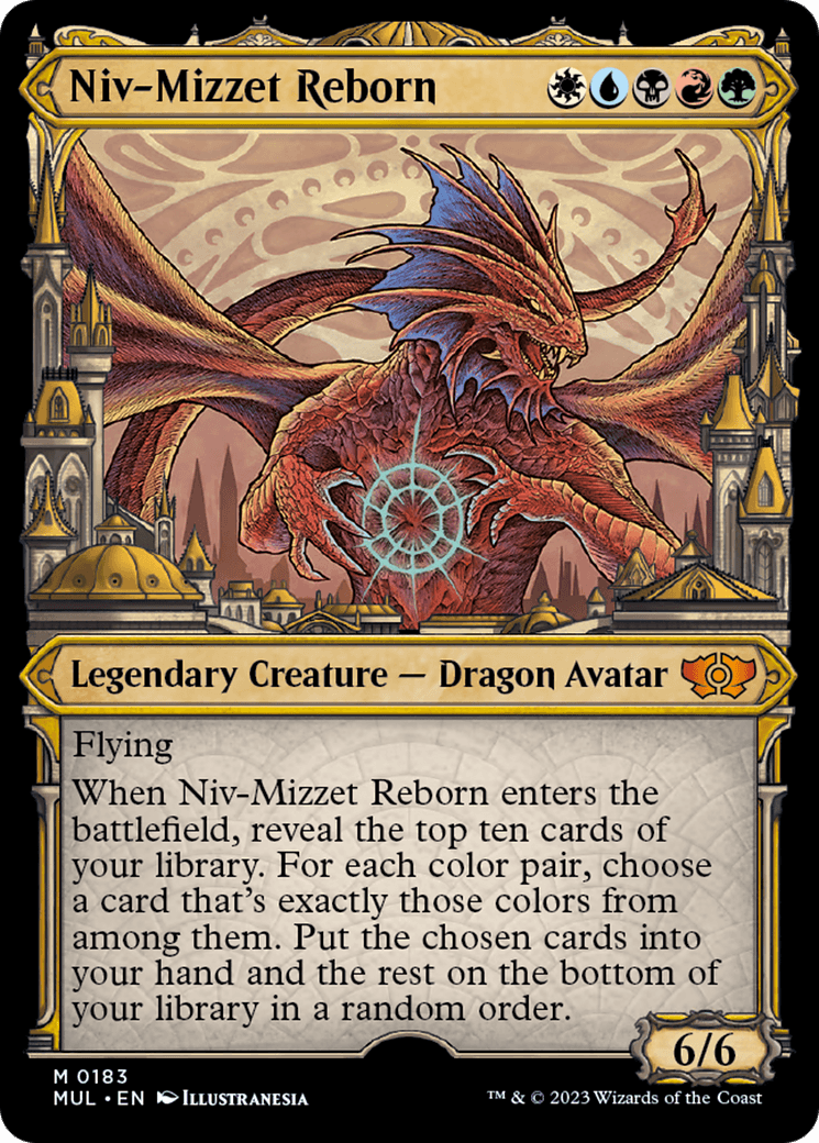 Niv-Mizzet Reborn (Halo Foil) [Multiverse Legends] - Trinity Hobby