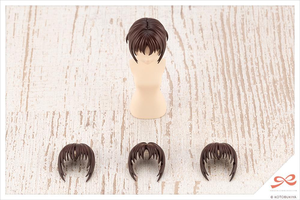 Kotobukiya: [Pre-Order] Kotobukiya 1/10 After School Short Wig Type: A [White & Chocolate Brown] - Sousai Shojo Teien [ETA Nov 2021] - Trinity Hobby