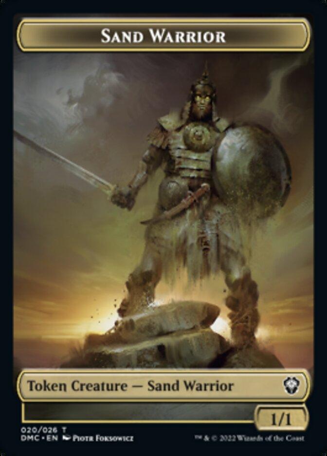 Phyrexian // Sand Warrior Double-Sided Token [Dominaria United Tokens] - Trinity Hobby