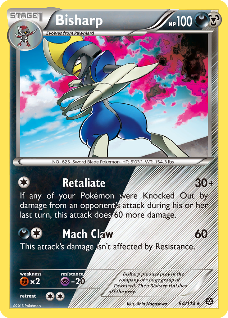 Bisharp (64/114) [XY: Steam Siege] - Trinity Hobby