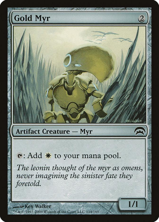 Gold Myr [Planechase] - Trinity Hobby