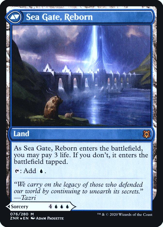 Sea Gate Restoration // Sea Gate, Reborn [Zendikar Rising Prerelease Promos] - Trinity Hobby
