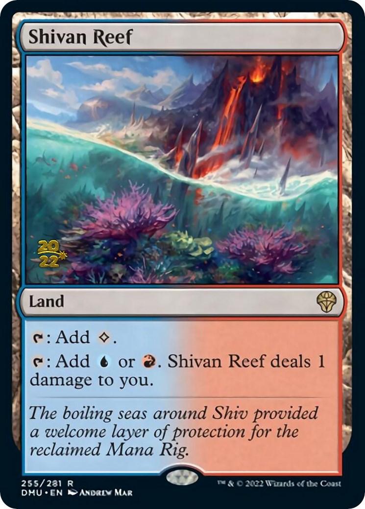 Shivan Reef [Dominaria United Prerelease Promos] - Trinity Hobby