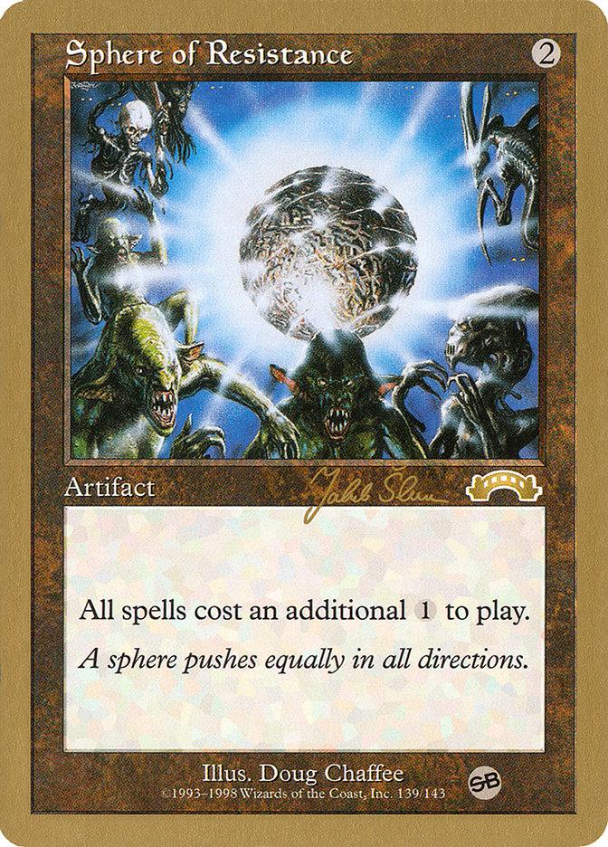 Sphere of Resistance (Jakub Slemr) (SB) [World Championship Decks 1999] - Trinity Hobby