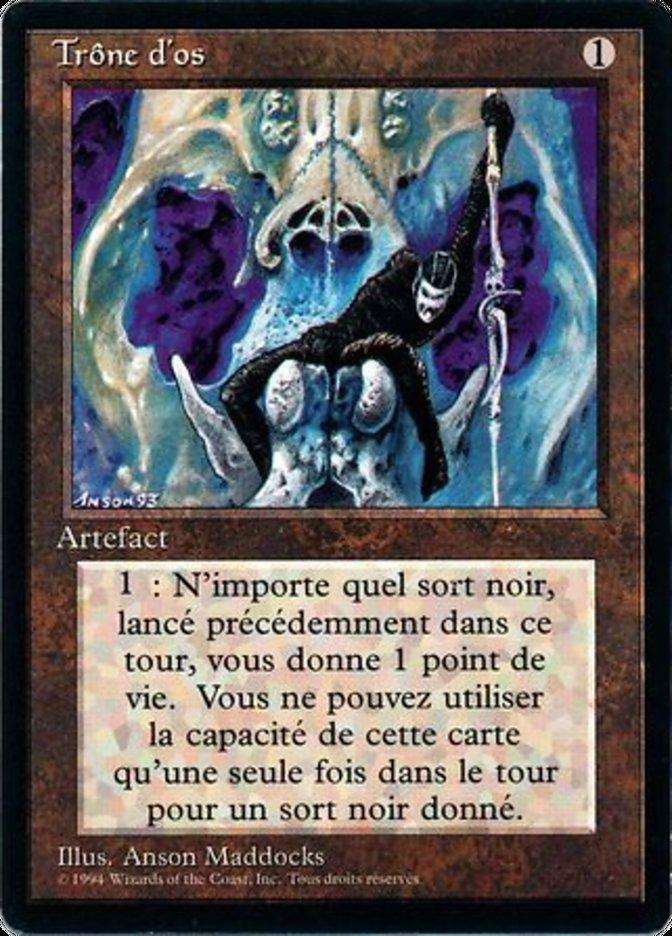 Throne of Bone [Foreign Black Border] - Trinity Hobby