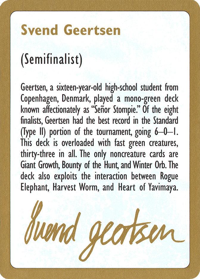 Svend Geertsen Bio [World Championship Decks 1997] - Trinity Hobby