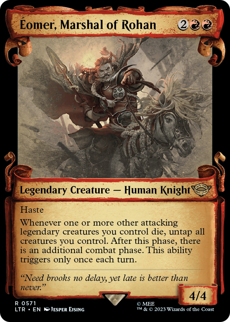 Eomer, Marshal of Rohan [The Lord of the Rings: Tales of Middle-Earth Showcase Scrolls] - Trinity Hobby