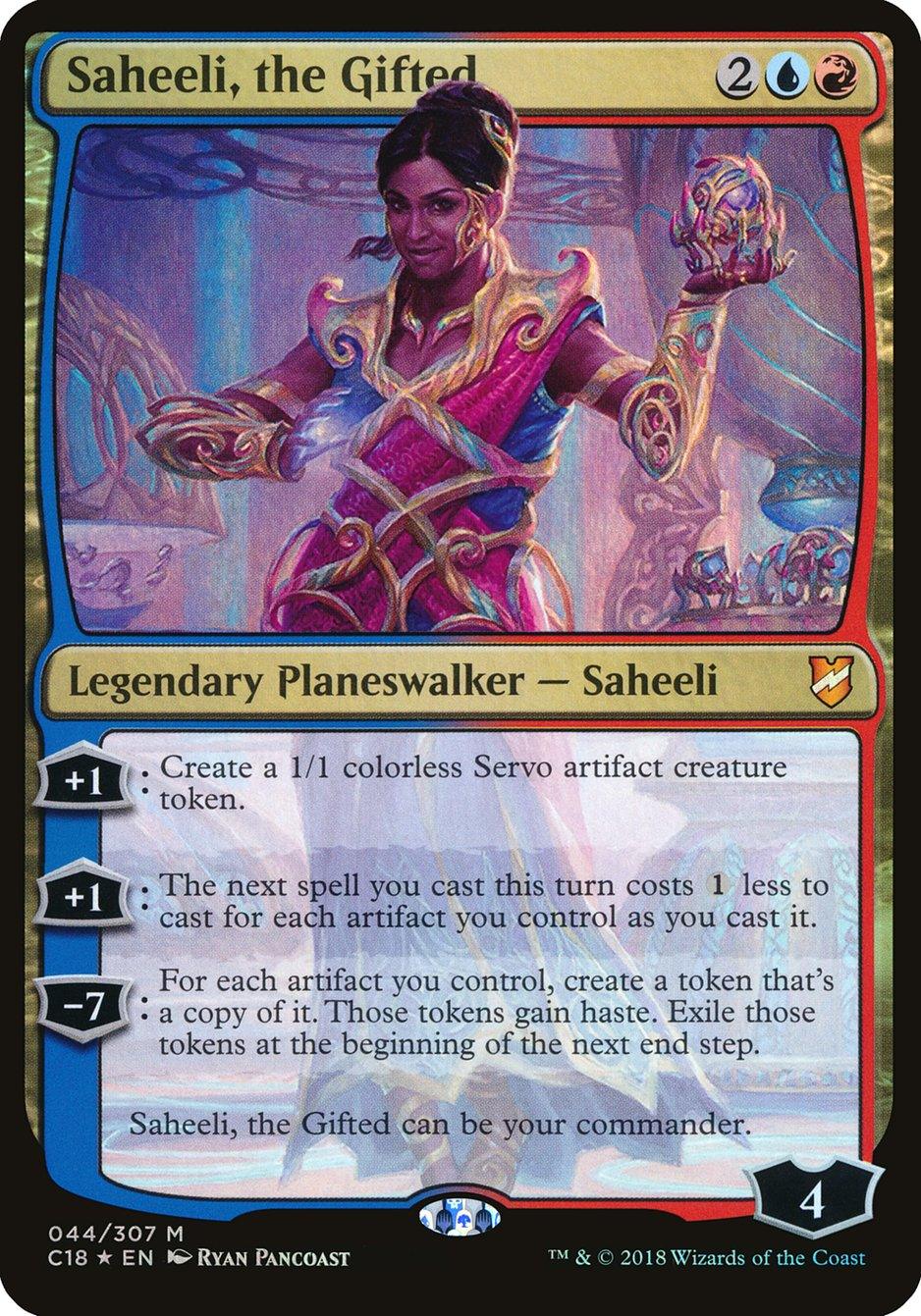 Saheeli, the Gifted (Oversized) [Commander 2018 Oversized] - Trinity Hobby