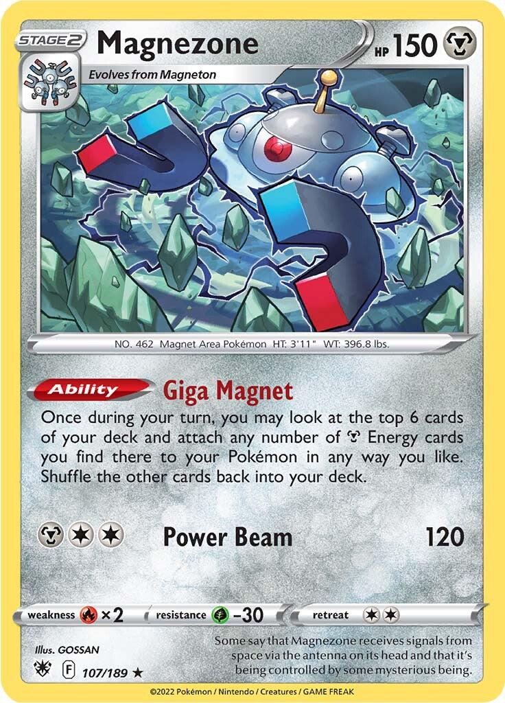 Magnezone (107/189) (Theme Deck Exclusive) [Sword & Shield: Astral Radiance] - Trinity Hobby