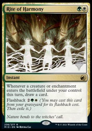 Rite of Harmony (Promo Pack) [Innistrad: Midnight Hunt Promos] - Trinity Hobby