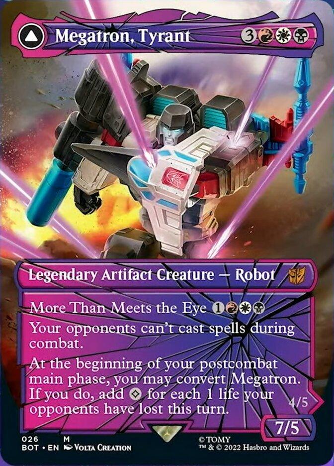 Megatron, Tyrant // Megatron, Destructive Force (Shattered Glass) [Transformers] - Trinity Hobby