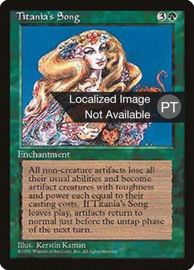 Titania's Song [Fourth Edition (Foreign Black Border)] - Trinity Hobby