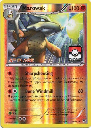 Marowak (78/162) (League Promo 4th Place) [XY: BREAKthrough] - Trinity Hobby