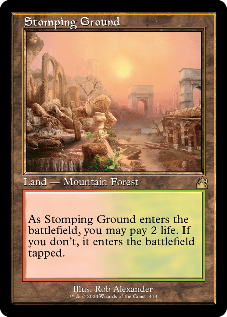 Stomping Ground (Retro) [Ravnica Remastered] - Trinity Hobby