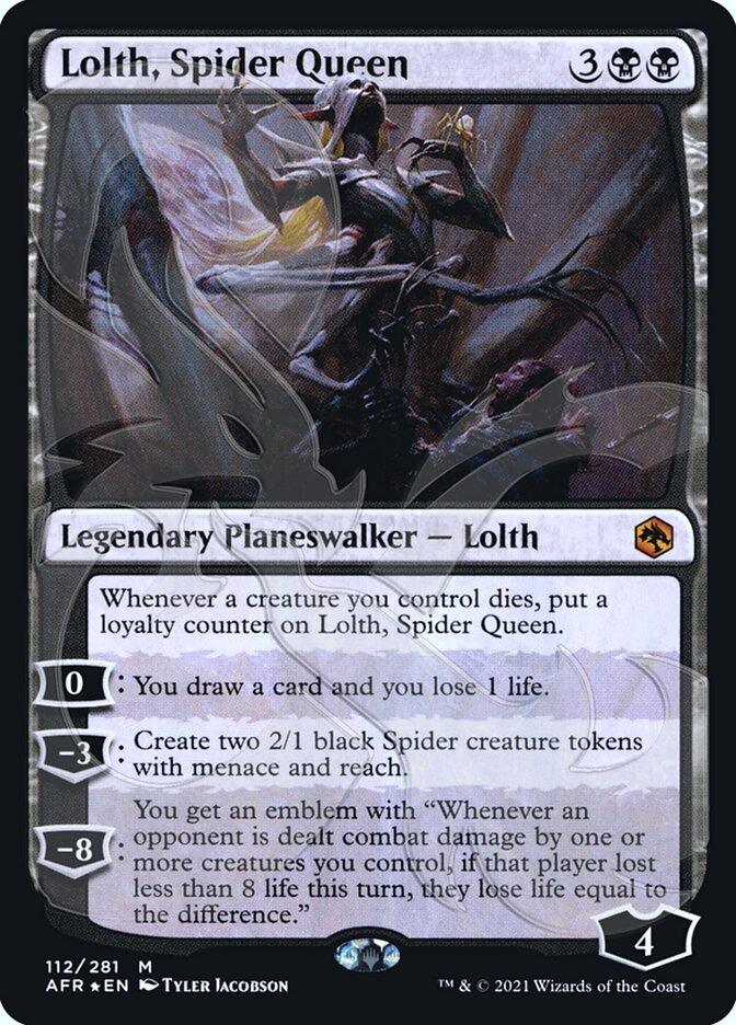 Lolth, Spider Queen (Ampersand Promo) [Dungeons & Dragons: Adventures in the Forgotten Realms Promos] - Trinity Hobby