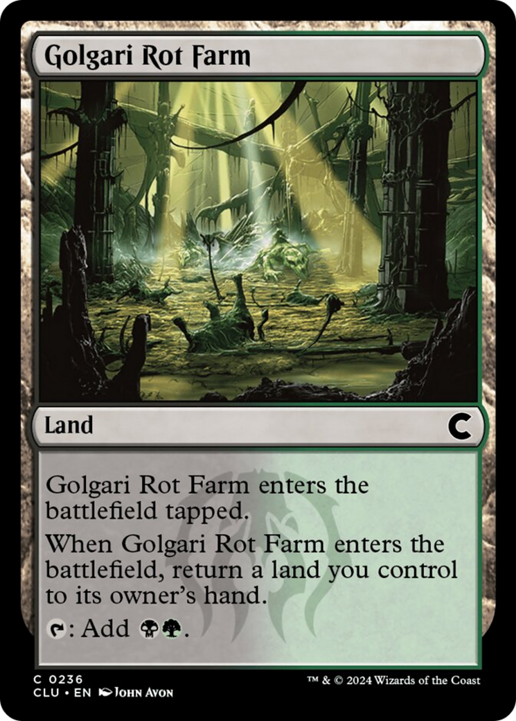 Golgari Rot Farm [Ravnica: Clue Edition] - Trinity Hobby