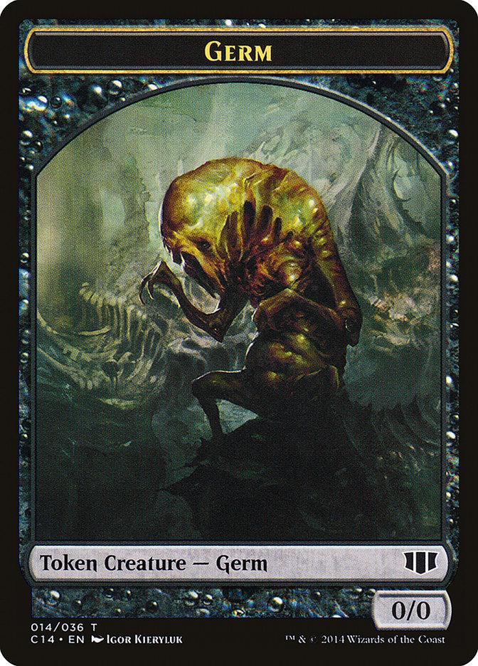 Stoneforged Blade // Germ Double-Sided Token [Commander 2014 Tokens] - Trinity Hobby