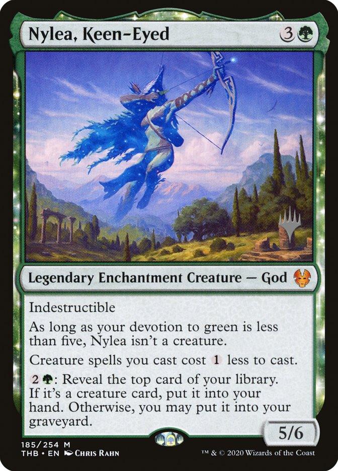 Nylea, Keen-Eyed (Promo Pack) [Theros Beyond Death Promos] - Trinity Hobby