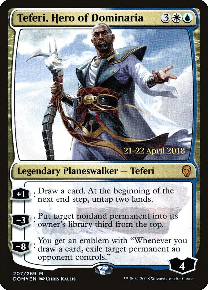 Teferi, Hero of Dominaria [Dominaria Prerelease Promos] - Trinity Hobby